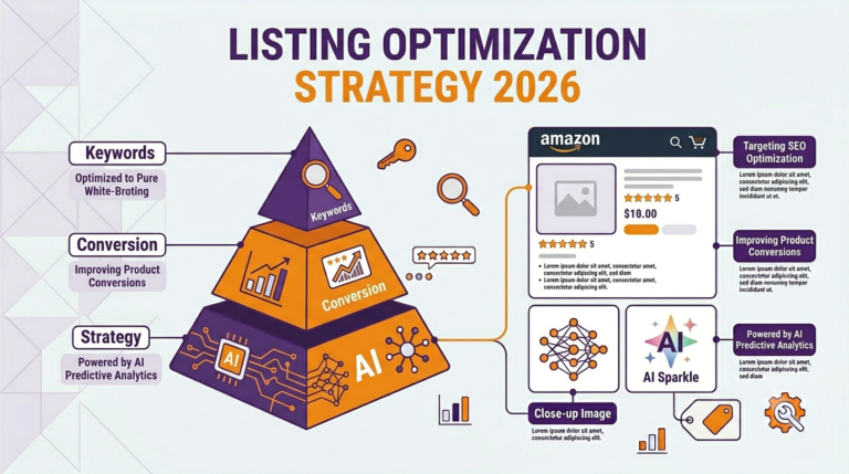 amazon listing optimization strategy 2026 illustration