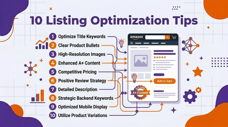 amazon listing optimization tips illustration
