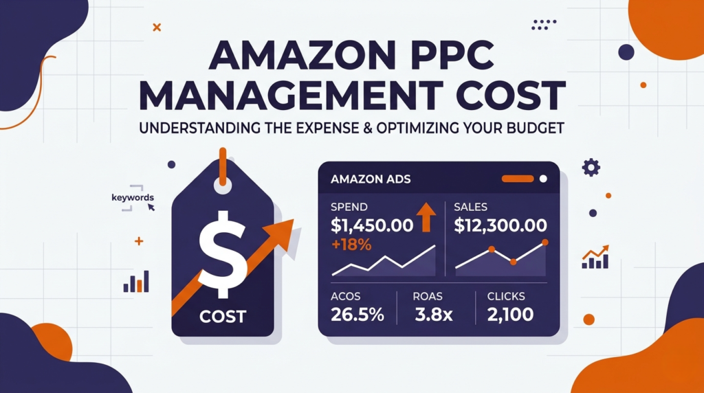 amazon ppc management cost pricing breakdown illustration