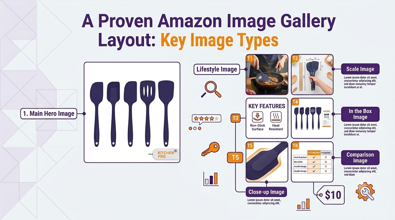 amazon product image optimization gallery layout example
