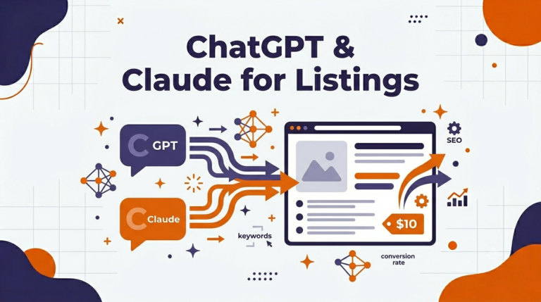chatgpt and claude for amazon listings illustration