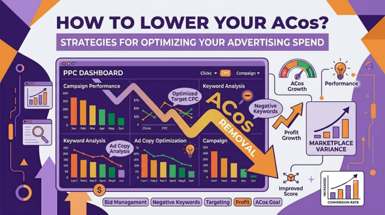 how to lower acos amazon ppc illustration