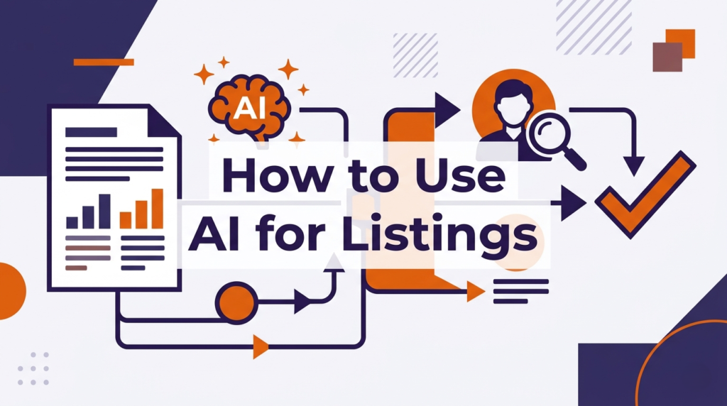 how to use ai for amazon listing optimization workflow illustration