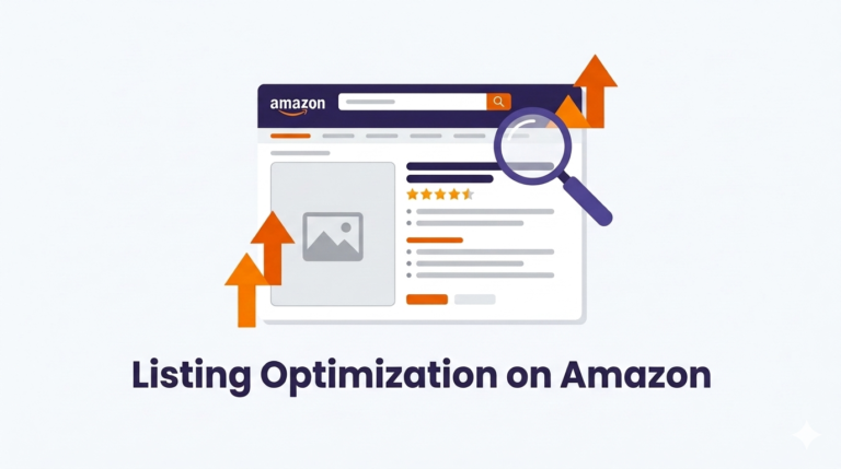listing optimization on amazon guide illustration