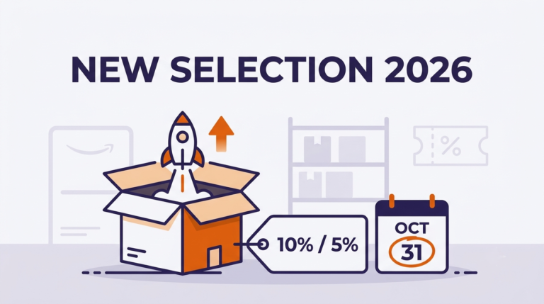 amazon new selection program 2026 benefits deadline