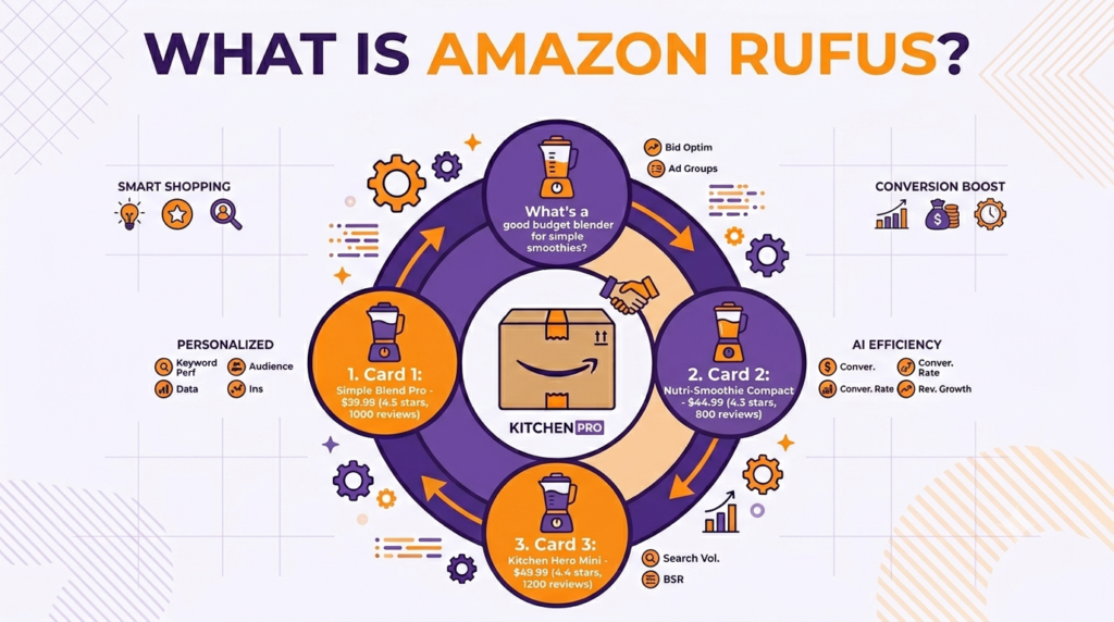 what is amazon rufus alexa for shopping illustration