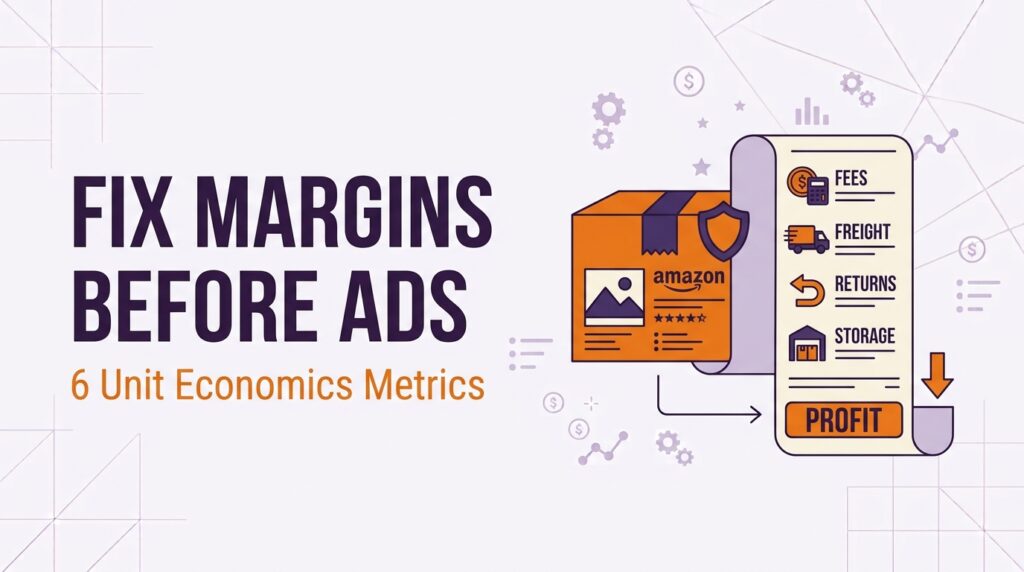 Amazon unit economics metrics to review before PPC